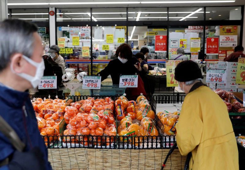 Nearly 80% of Japan households expect prices to rise 1 year ahead -BOJ